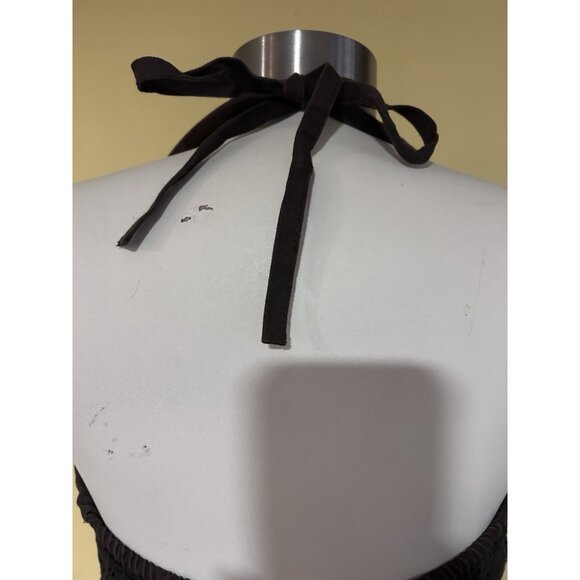 Liz Claiborne Dress Petite Brown Eyelet Lace Cotton Dress Size 12 Petite - Picture 7 of 8